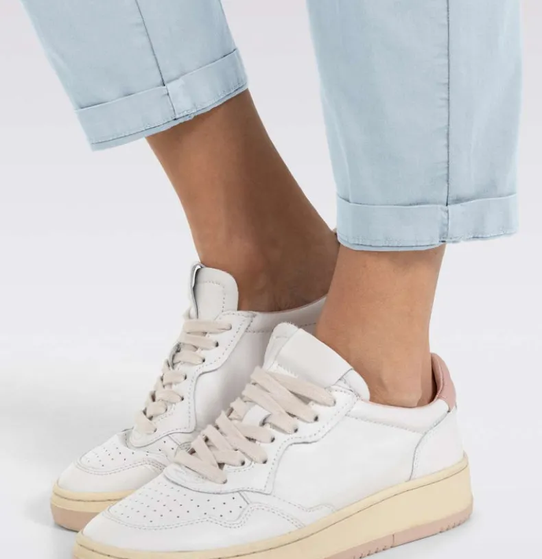 MAC WOMEN'S TURN UP CHINO - ICE BLUE