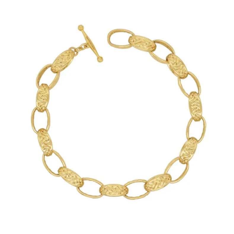 DEAN DAVIDSON WEAVE CHAIN BRACELET - GOLD