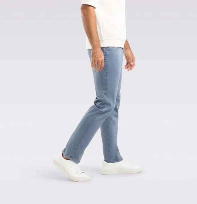MAC MEN'S ARNE PIPE 5 POCKET PANT - CAPRI BLUE