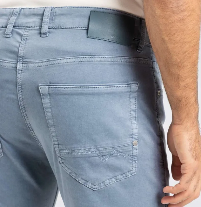 MAC MEN'S ARNE PIPE 5 POCKET PANT - CAPRI BLUE