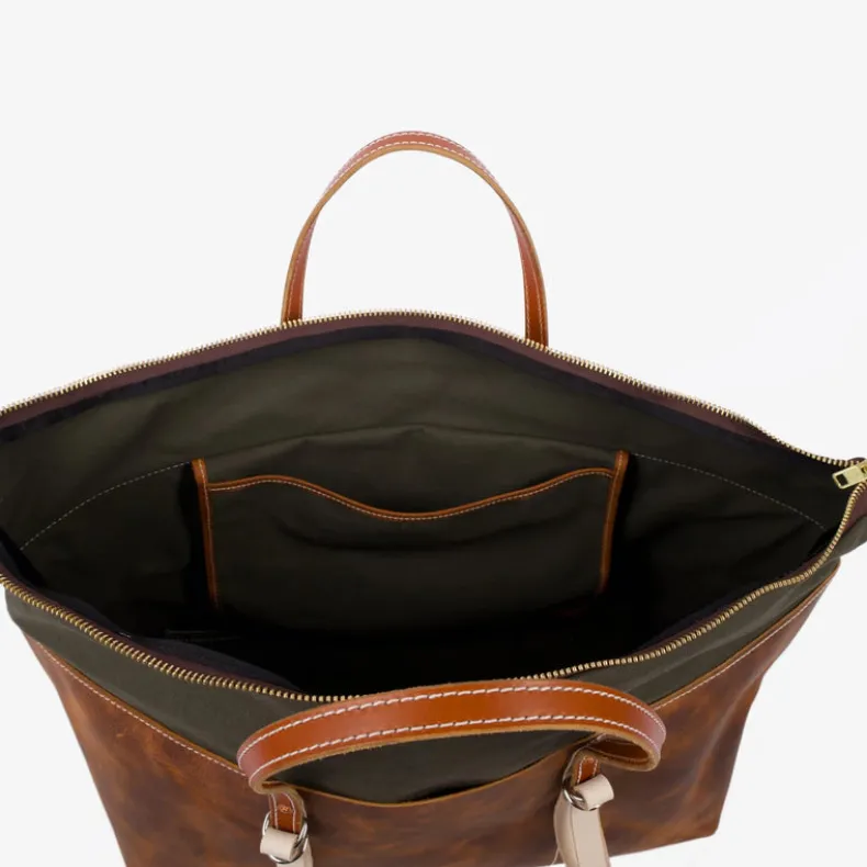 SONOMA COUNTY LEATHER - MOON MOUNTAIN WEEKENDER BAG