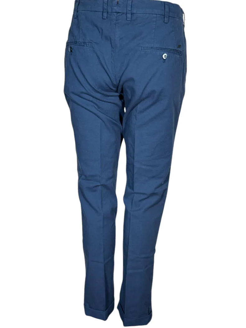MASON'S MEN’S PANAMA PANTS - MARINE BLUE