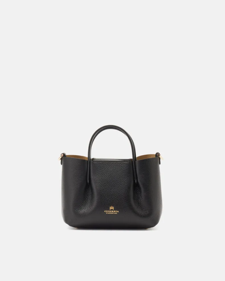 CUOIERIA FIORENTINA CANDY MINI TOTE - BLACK