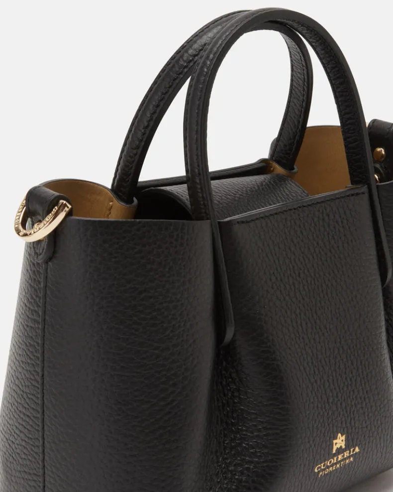 CUOIERIA FIORENTINA CANDY MINI TOTE - BLACK