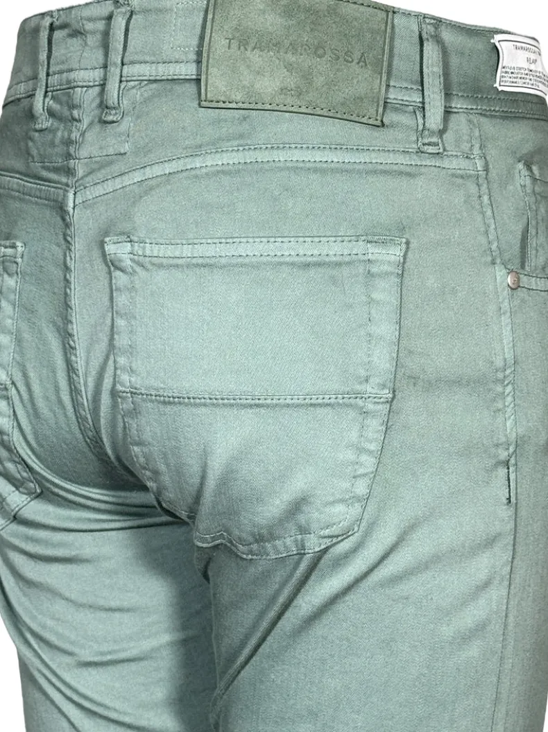 TRAMAROSSA MEN'S STRETCH JEANS - SAGE