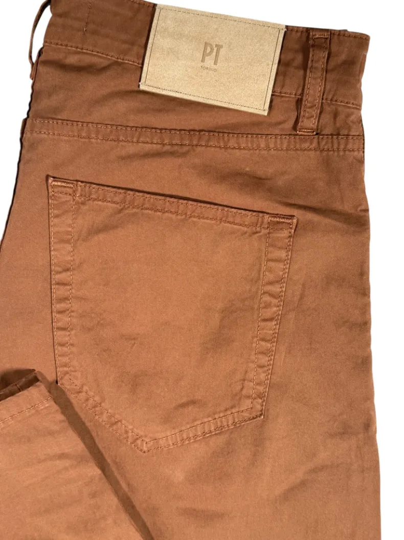 PT TORINO MEN'S 5-POCKET PANT - COCOA
