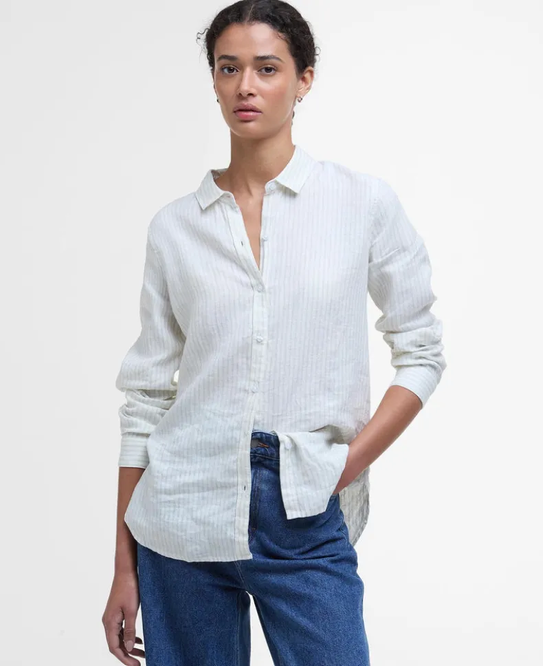 BARBOUR MARINE WOMEN'S SHIRT - CHAMBRAY STRIPE