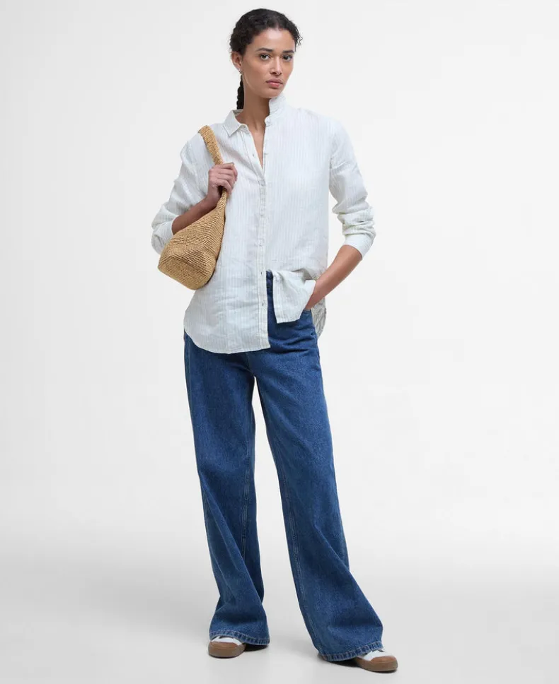 BARBOUR MARINE WOMEN'S SHIRT - CHAMBRAY STRIPE