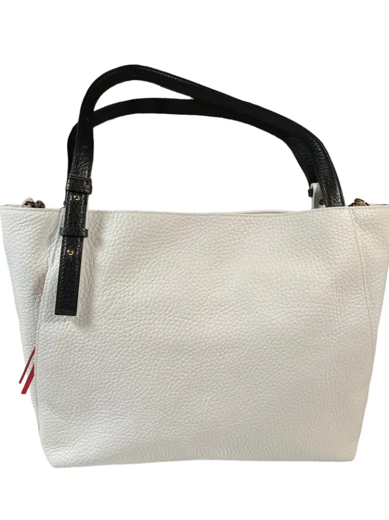 CUOIERIA FIORENTINA COQUETTE SHOPPING BAG - WHITE
