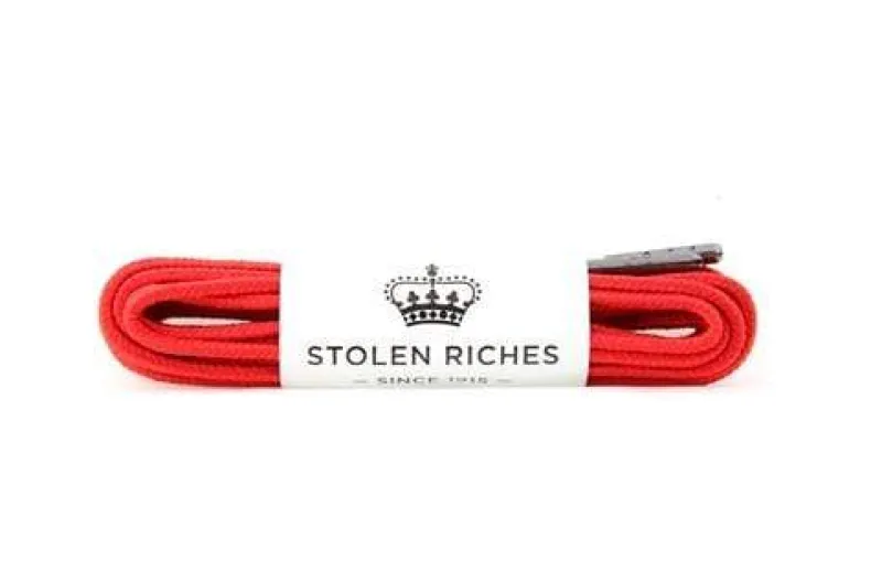 STOLEN RICHES PORTSALON RED BOOT LACES