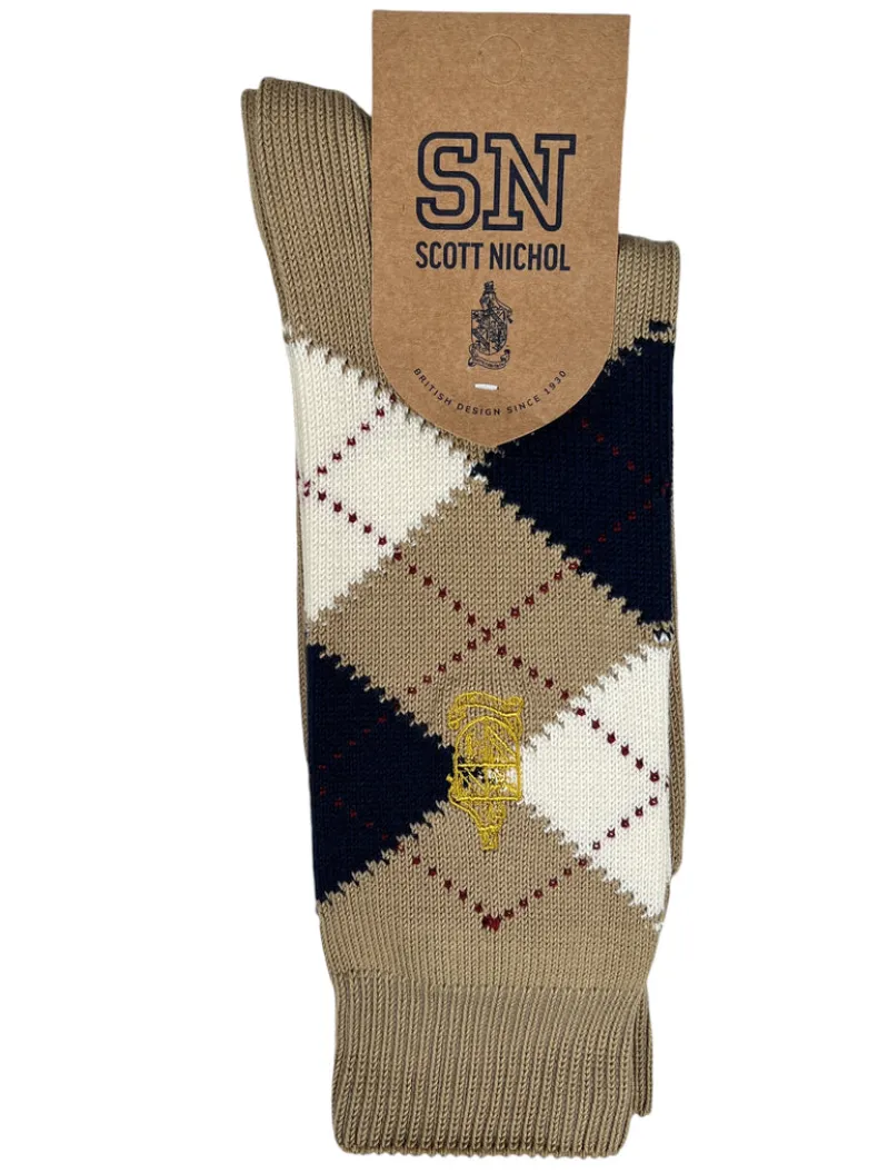 PANTHERELLA TAYLOR MEN'S SOCK - SAND