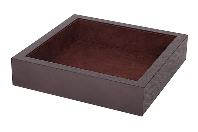 TIZO VALET TRAY - BROWN