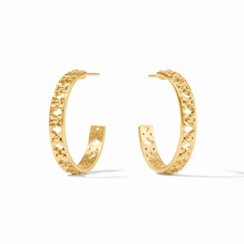 JULIE VOS HELENE HOOP EARRINGS