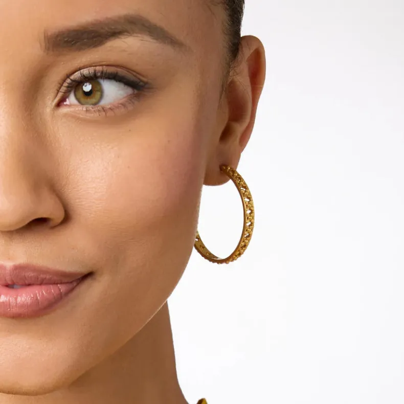 JULIE VOS HELENE HOOP EARRINGS