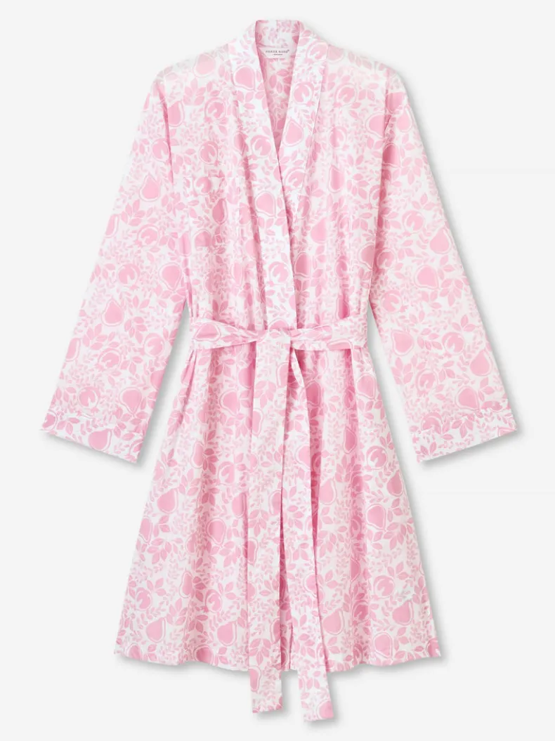 DEREK ROSE NELSON 89 WOMEN'S ROBE - PINK