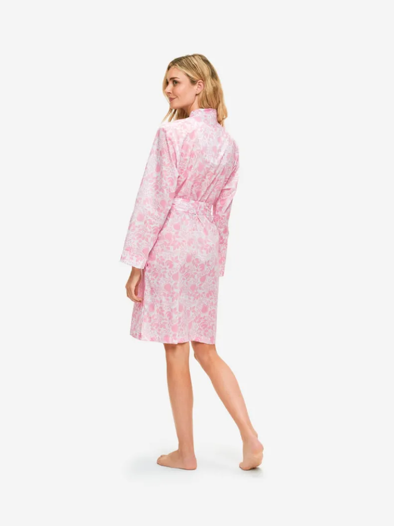 DEREK ROSE NELSON 89 WOMEN'S ROBE - PINK