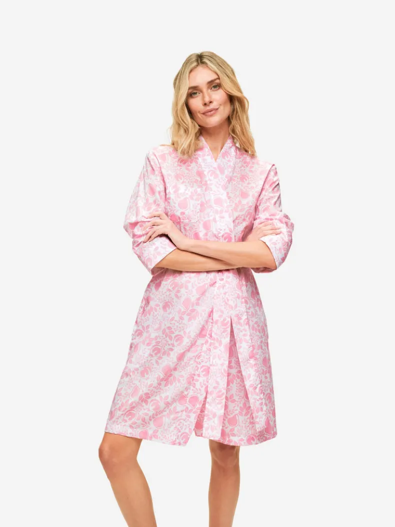 DEREK ROSE NELSON 89 WOMEN'S ROBE - PINK