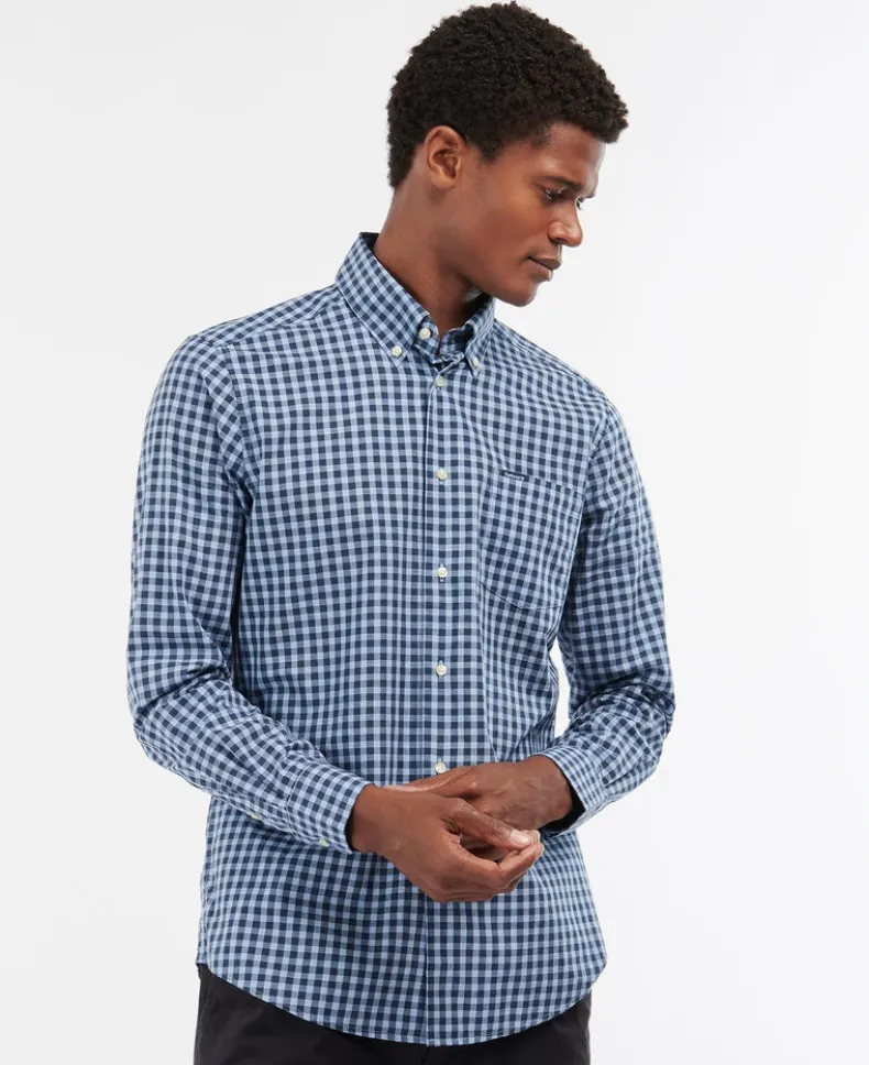 BARBOUR MERRYTON TAILORED FIT SHIRT - BLUE