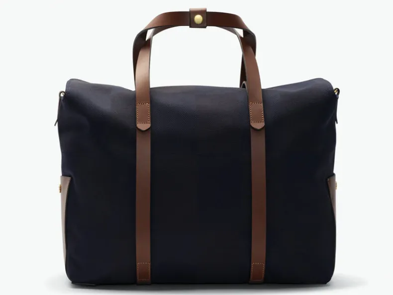 MISMO M/S MEGA TOTE - PIONEER BLUE/CUOIO