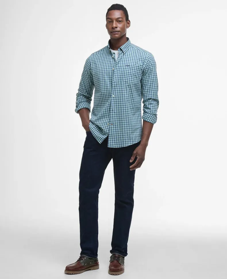 BARBOUR MERRYTON TAILORED FIT SHIRT - PALE APPLE