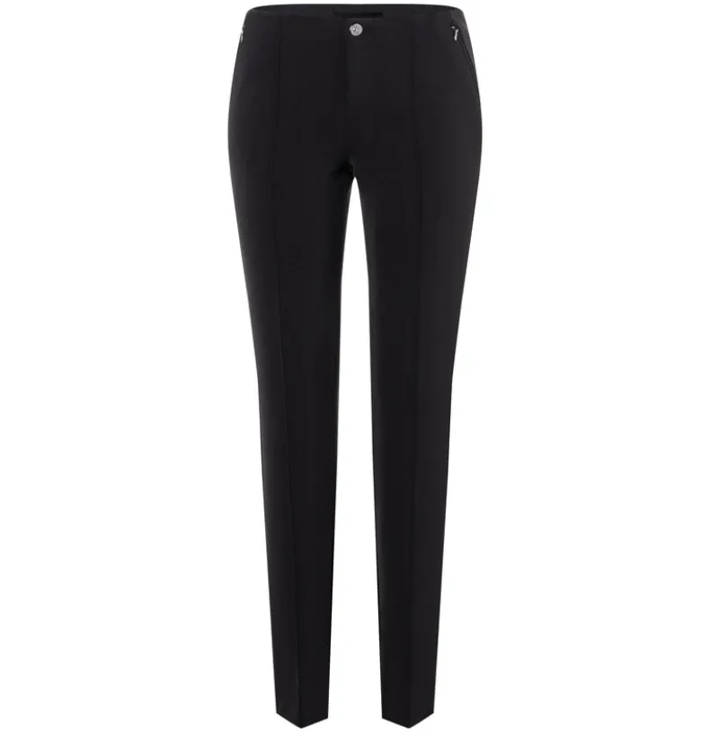 MAC WOMEN'S ANNA NEW ZIP PANT - BLACK