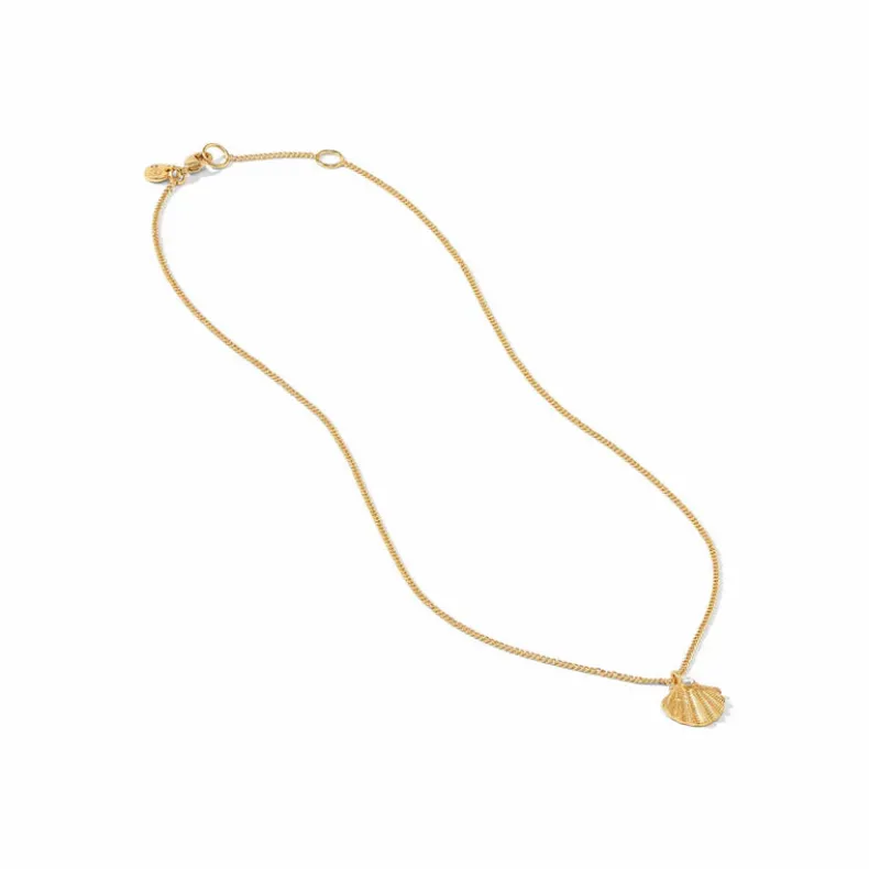 JULIE VOS SANIBEL SHELL DELICATE NECKLACE - PEARL