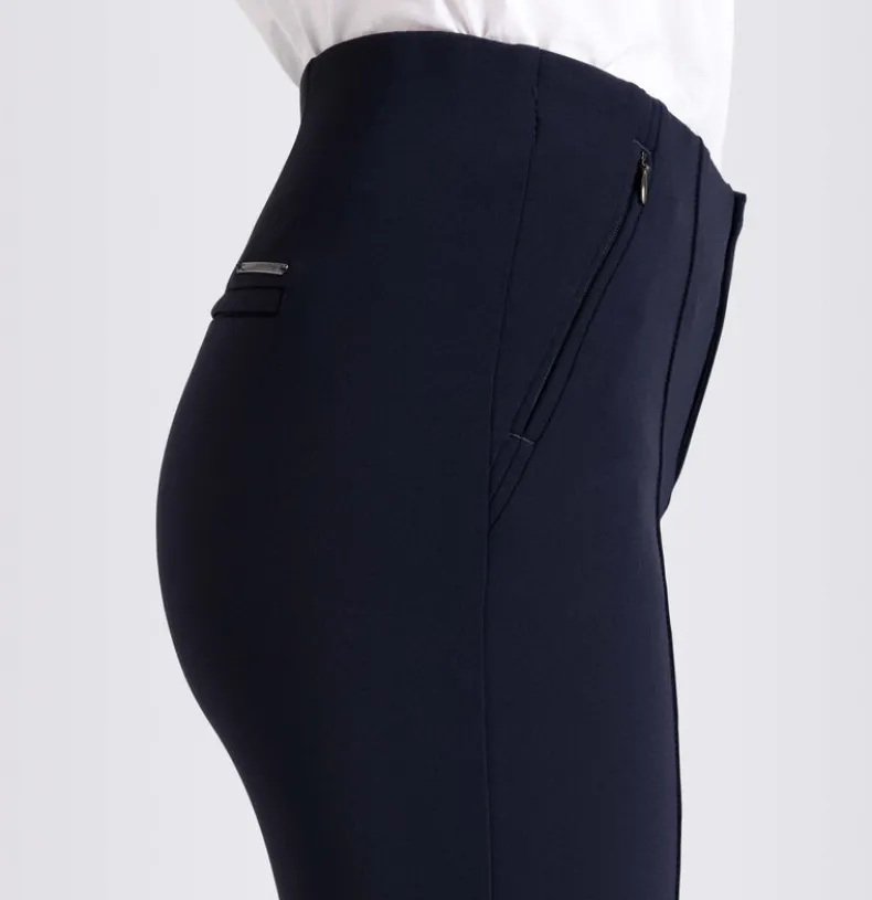 MAC WOMEN'S ANNA NEW ZIP PANT - NAVY