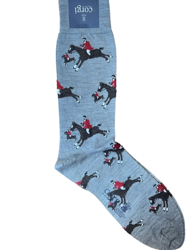 CORGI GREY HUNT CALF SOCK