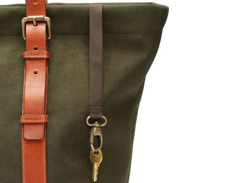 BOSCA 1911 EMMA CARRY-ALL TOTE - OLIVE