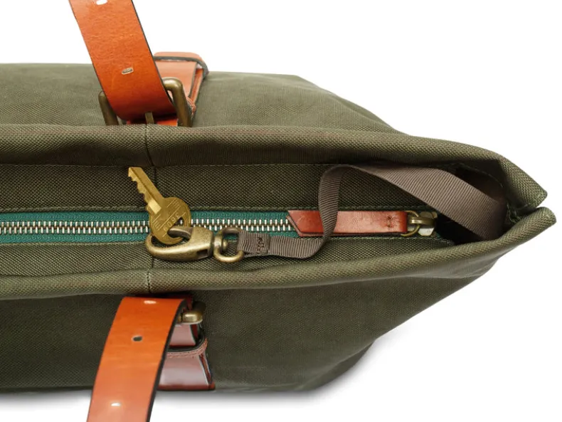 BOSCA 1911 EMMA CARRY-ALL TOTE - OLIVE