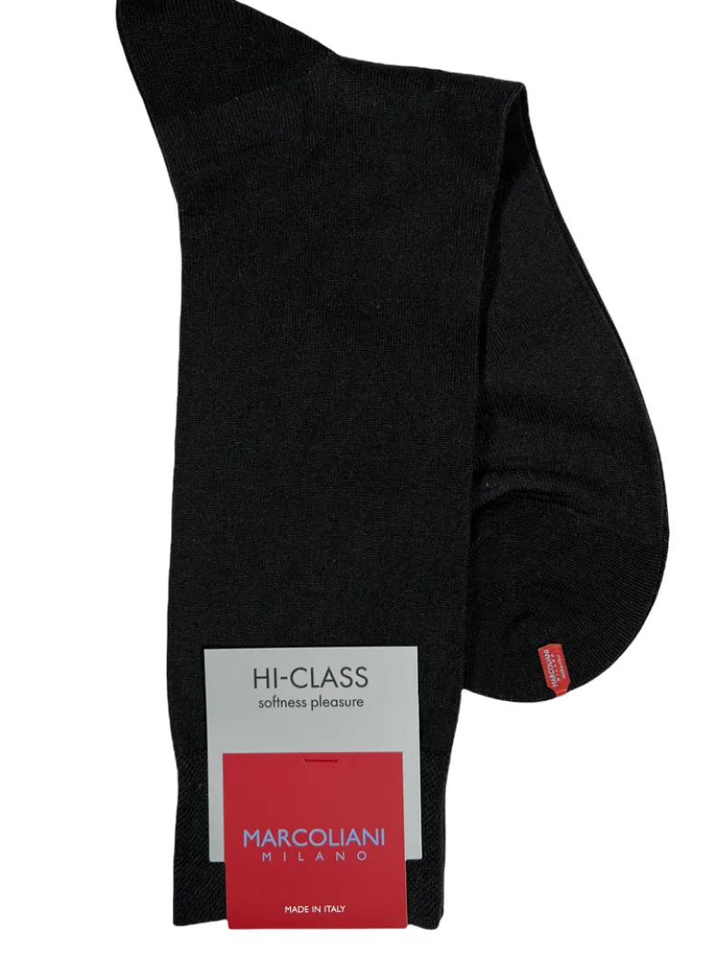 MARCOLIANI CLASSIC SOLID SOCK - BLACK