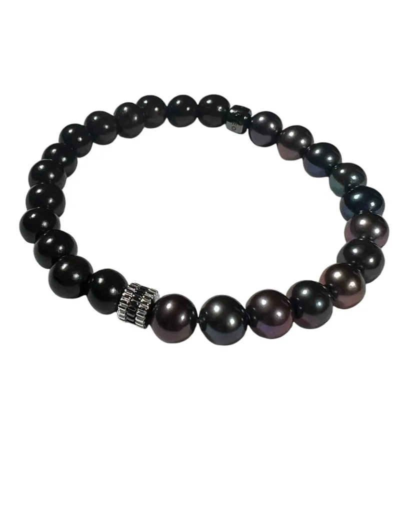 TATEOSSIAN BEADED BRACELET - BLACK PEARL