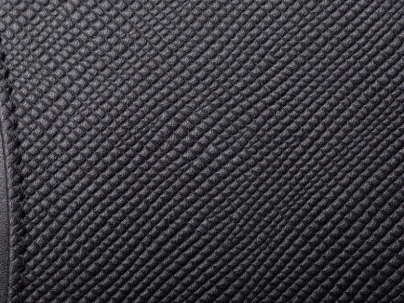 BOSCA 1911 SAFFIANO SMALL BIFOLD WALLET - BLACK