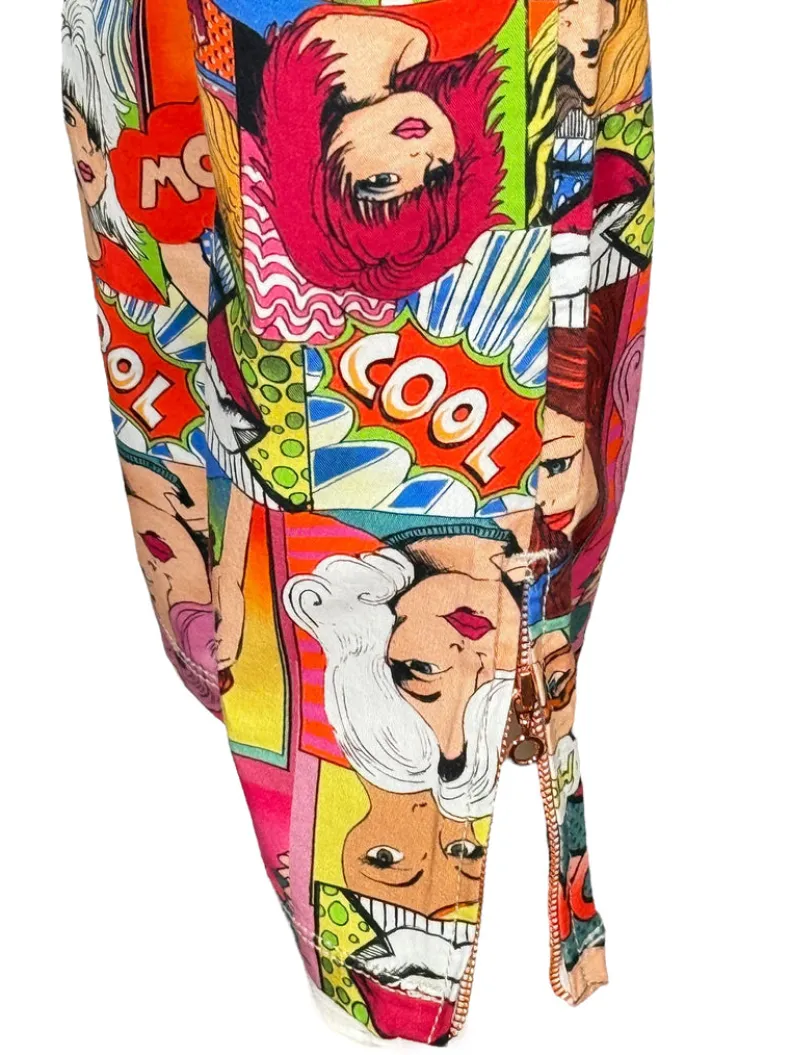 MAC WOMEN'S DREAM CHIC JEAN - COMIC STRIP PRINT