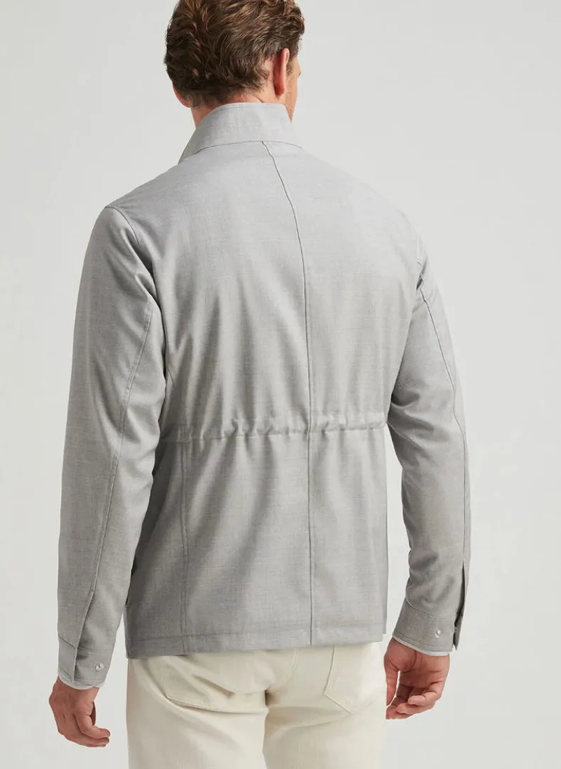 PETER MILLAR EXCURSIONIST LITE CITY COAT - PLATINUM