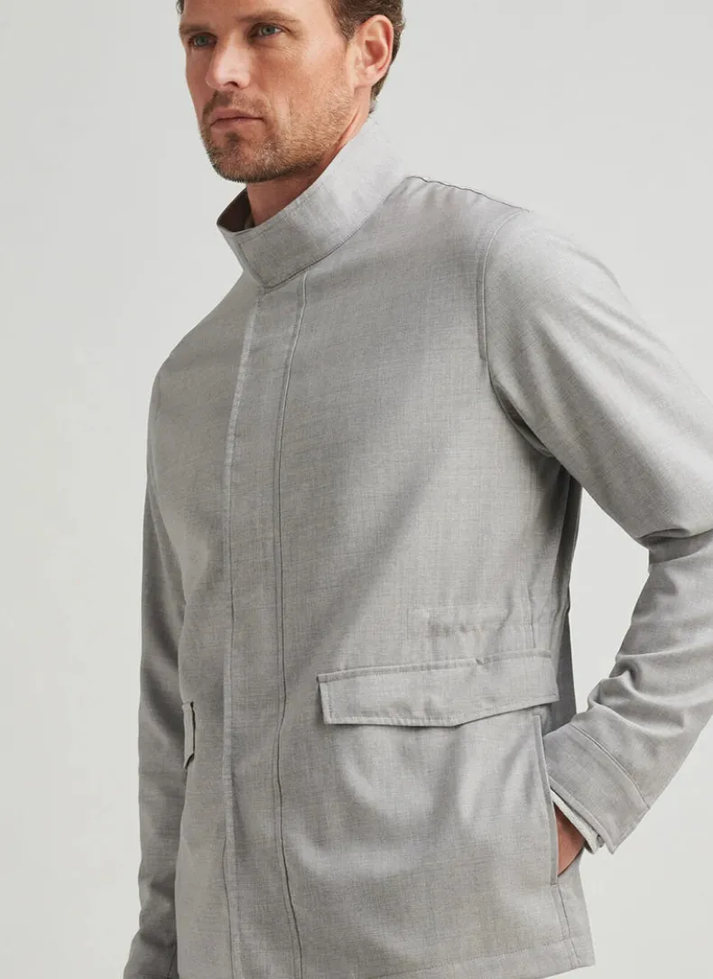 PETER MILLAR EXCURSIONIST LITE CITY COAT - PLATINUM