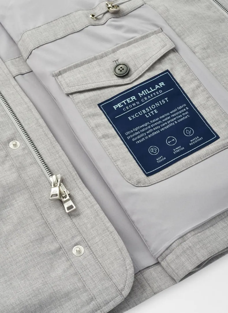 PETER MILLAR EXCURSIONIST LITE CITY COAT - PLATINUM