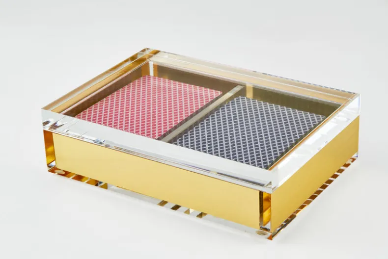 TIZO ACRYLIC CARD SET BOX - GOLD