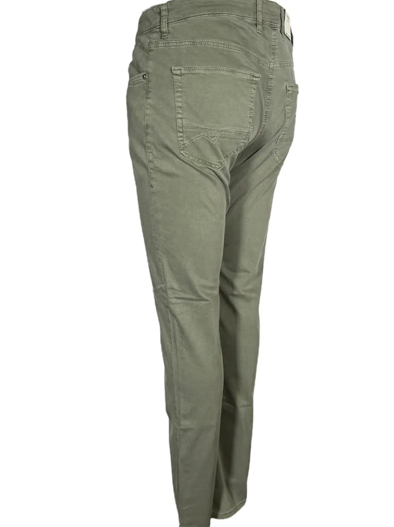 MAC MEN'S ARNE PIPE 5 POCKET PANT - LEAF GREEN