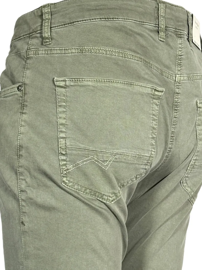 MAC MEN'S ARNE PIPE 5 POCKET PANT - LEAF GREEN