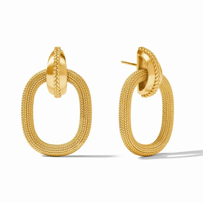 JULIE VOS CHEVAL DOORKNOCKER EARRING