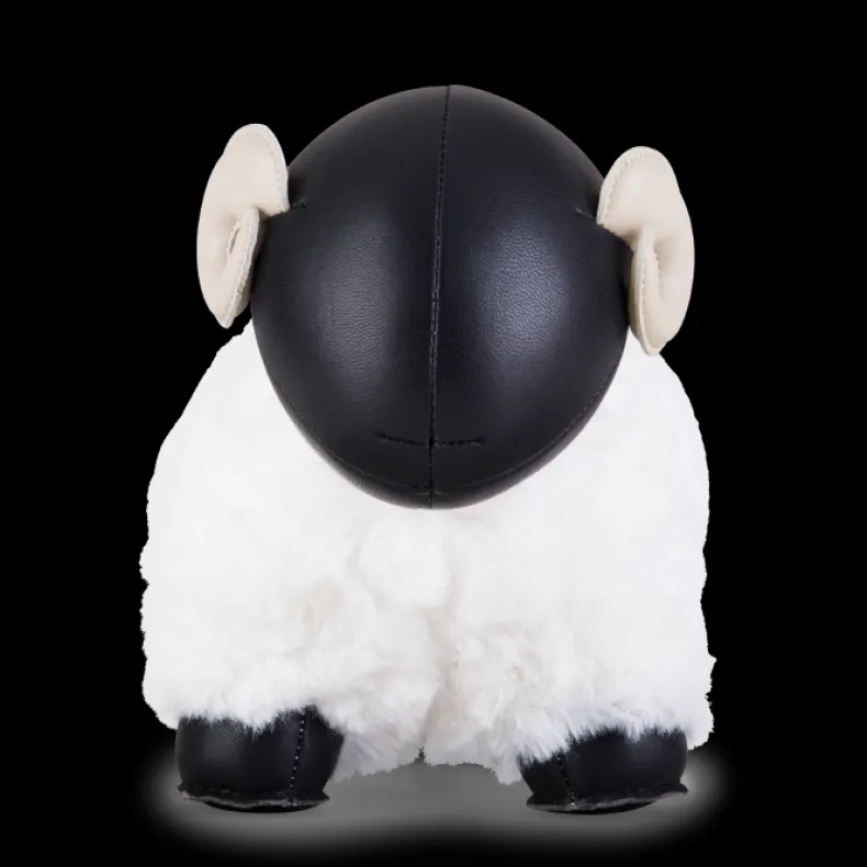 ZÜNY BOOKEND - BLACK & WHITE BIGHORN SHEEP