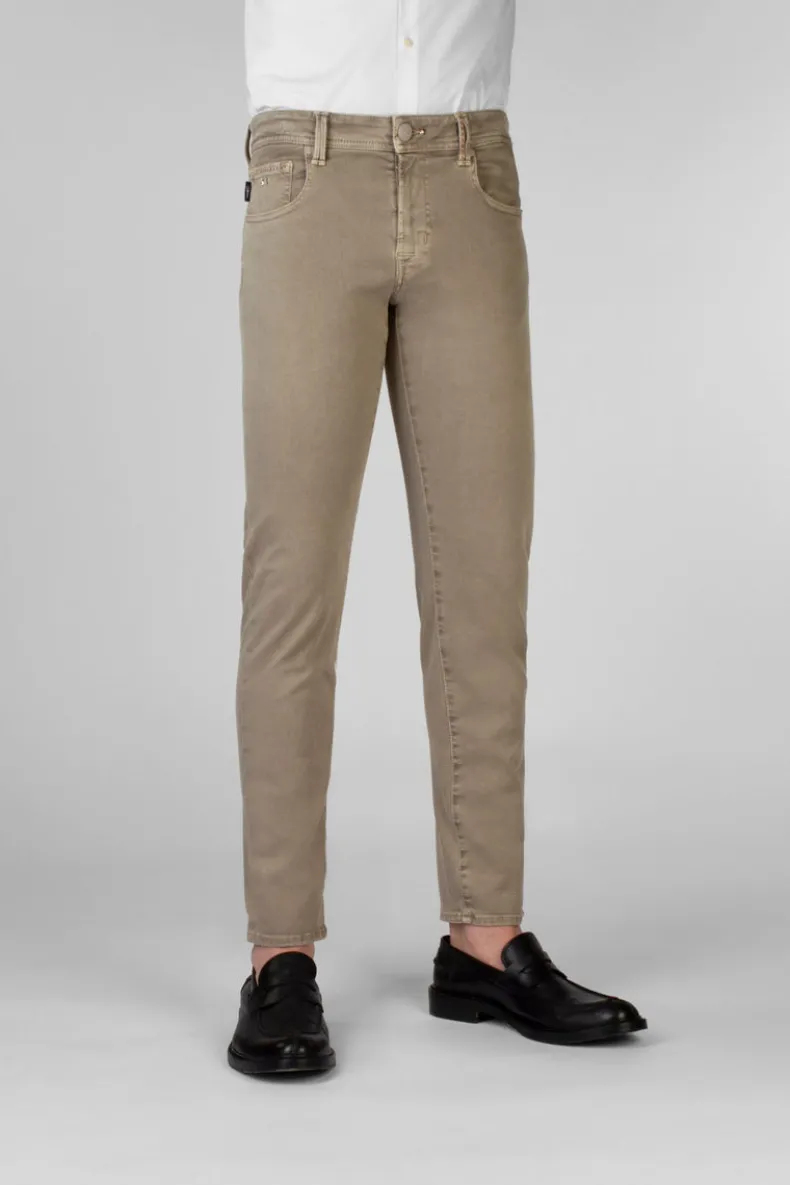TRAMAROSSA MEN'S STRETCH JEANS - SAND