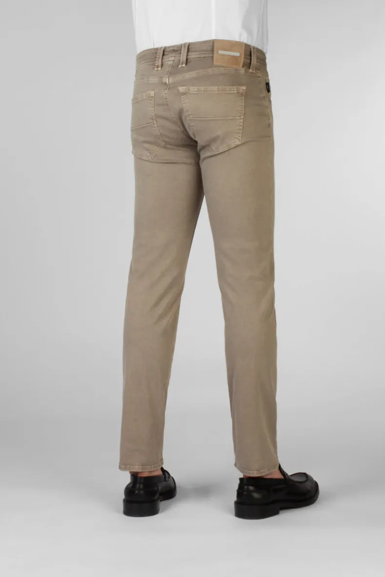 TRAMAROSSA MEN'S STRETCH JEANS - SAND