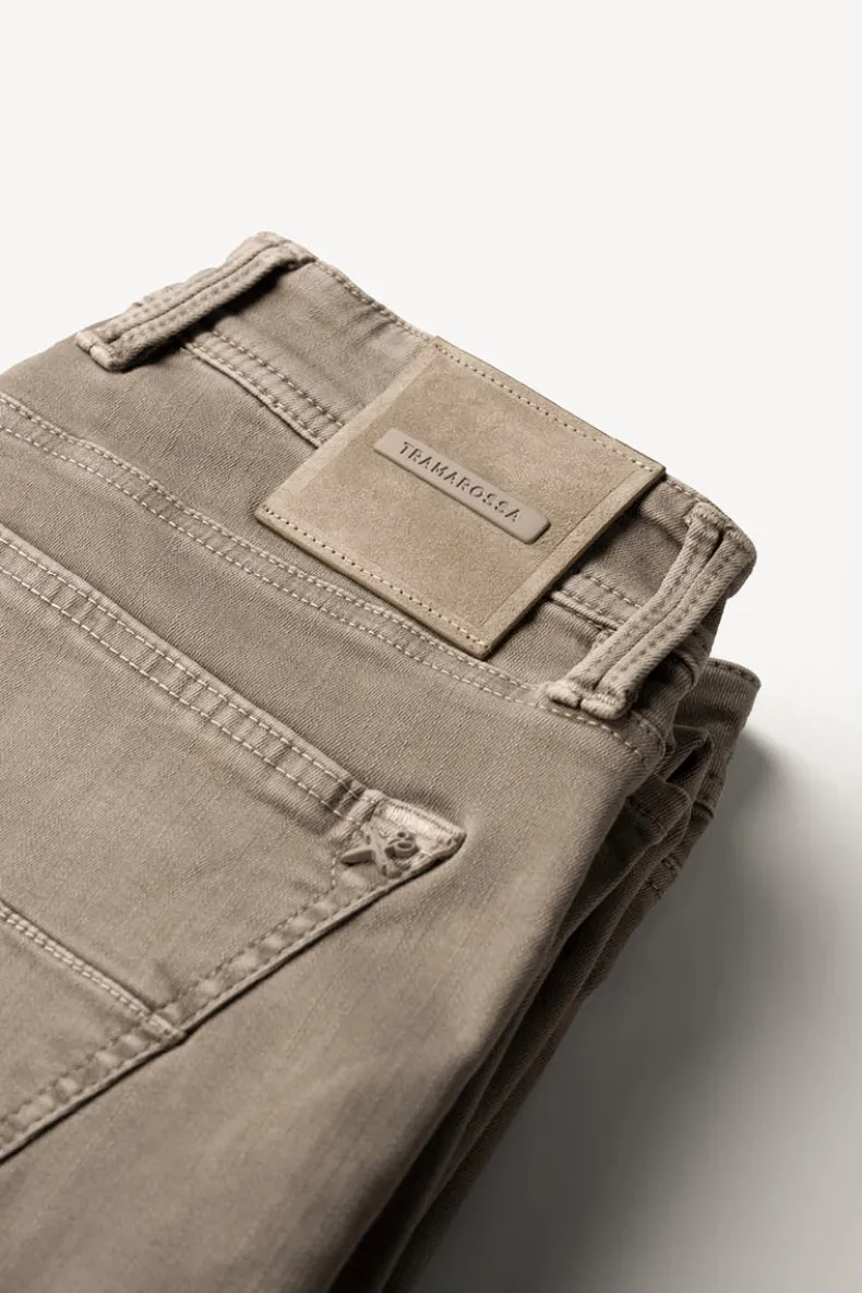 TRAMAROSSA MEN'S STRETCH JEANS - SAND