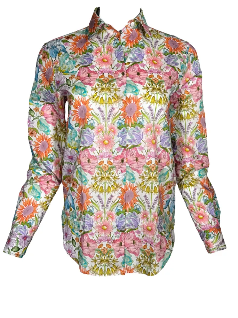 XACUS BLOUSE - MULTICOLOR FLOWERS