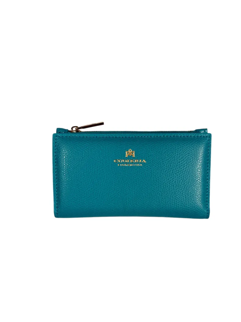 CUOIERIA FIORENTINA VERTICAL CARD HOLDER - TONIC