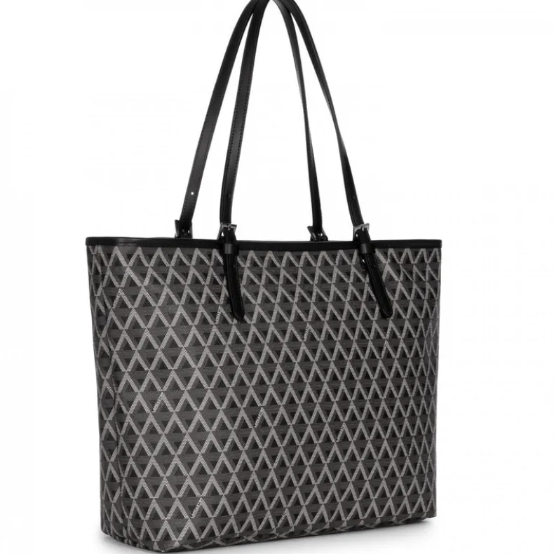 LANCASTER IKON SHOULDER BAG - BLACK