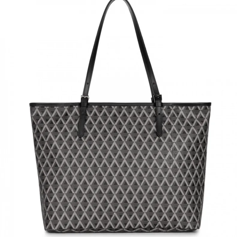 LANCASTER IKON SHOULDER BAG - BLACK