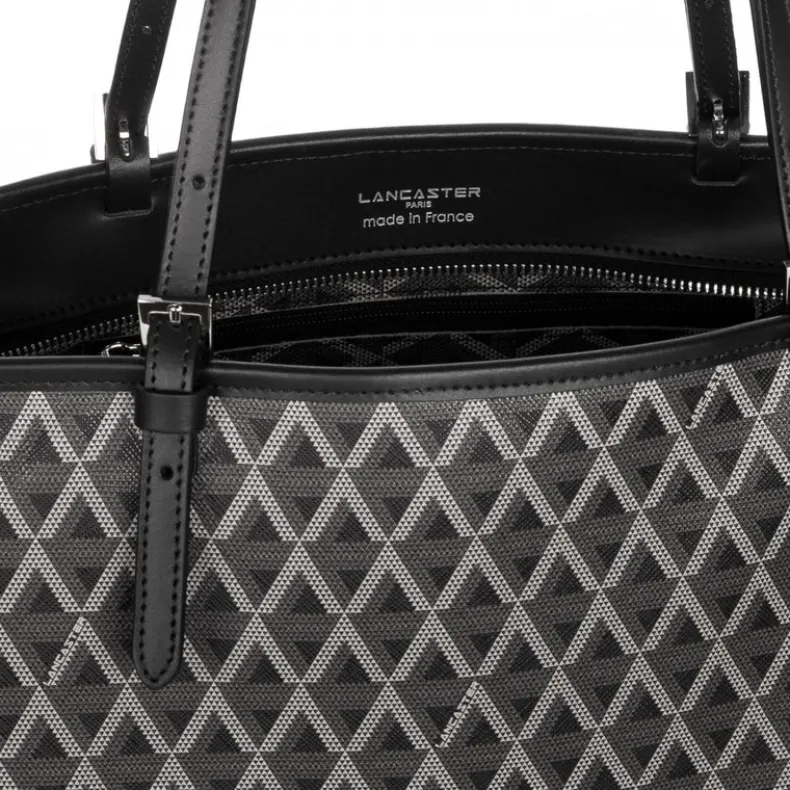 LANCASTER IKON SHOULDER BAG - BLACK